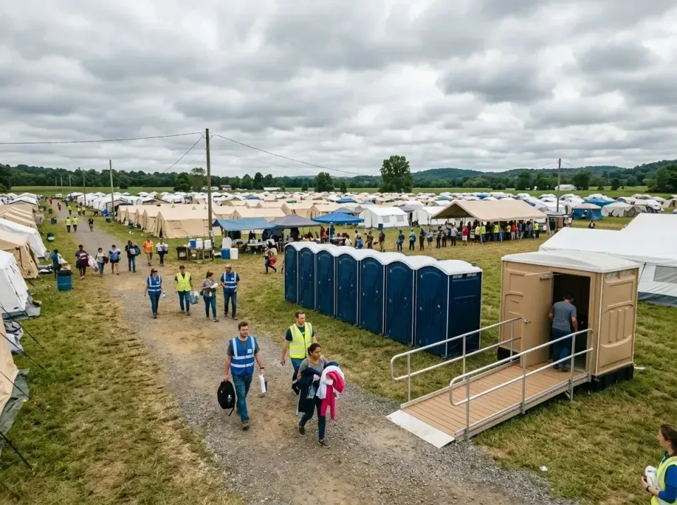 disaster-relief-camp-restrooms-010 — frequently asked questions, Dumpster & Portable Bathrooms Rental in White Island Shores…